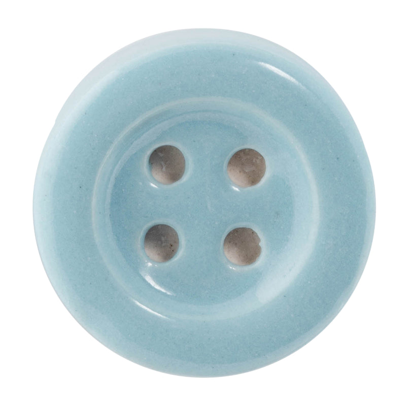 Nicola Spring Ceramic Drawer Knob - Button - Blue