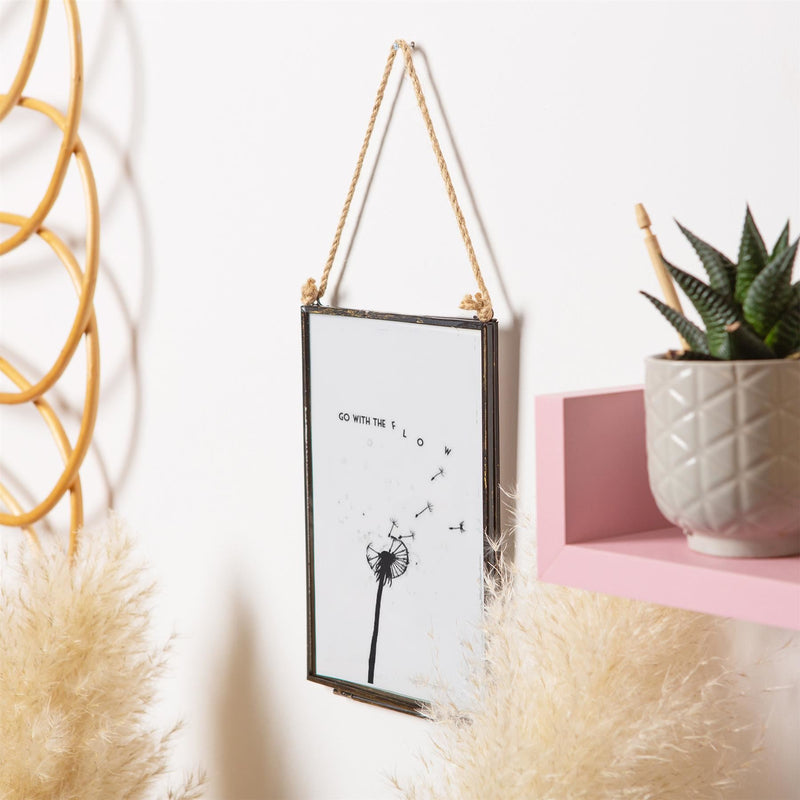 5" x 7" Glass Hanging Photo Frame - By Nicola Spring