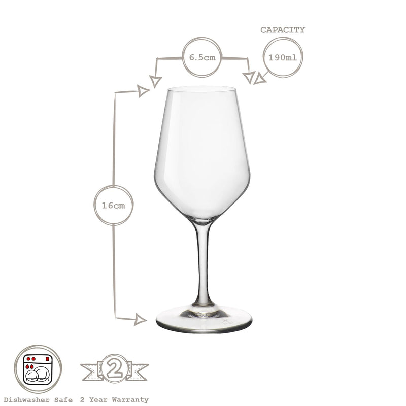 190ml Electra Liqueur Glass - By Bormioli Rocco