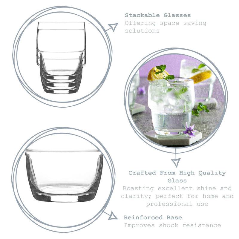 Galata Stacking Whiskey Glass - 285ml