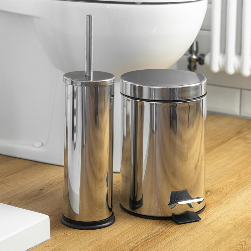 3L Round Stainless Steel Pedal Bin - By Harbour Housewares