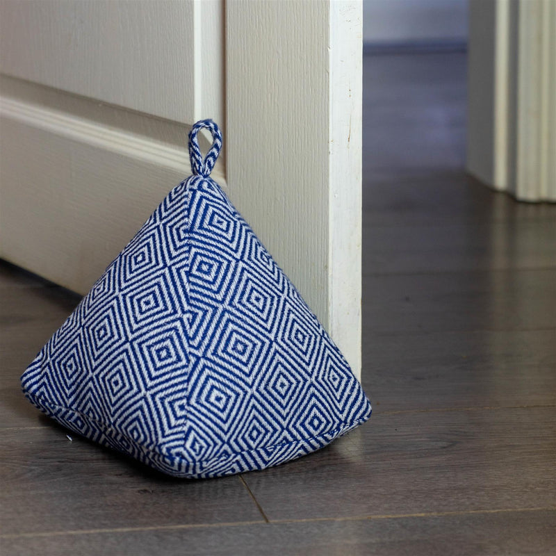 Nicola Spring Chevron Door Stop - W20cm x D20cm x H26cm