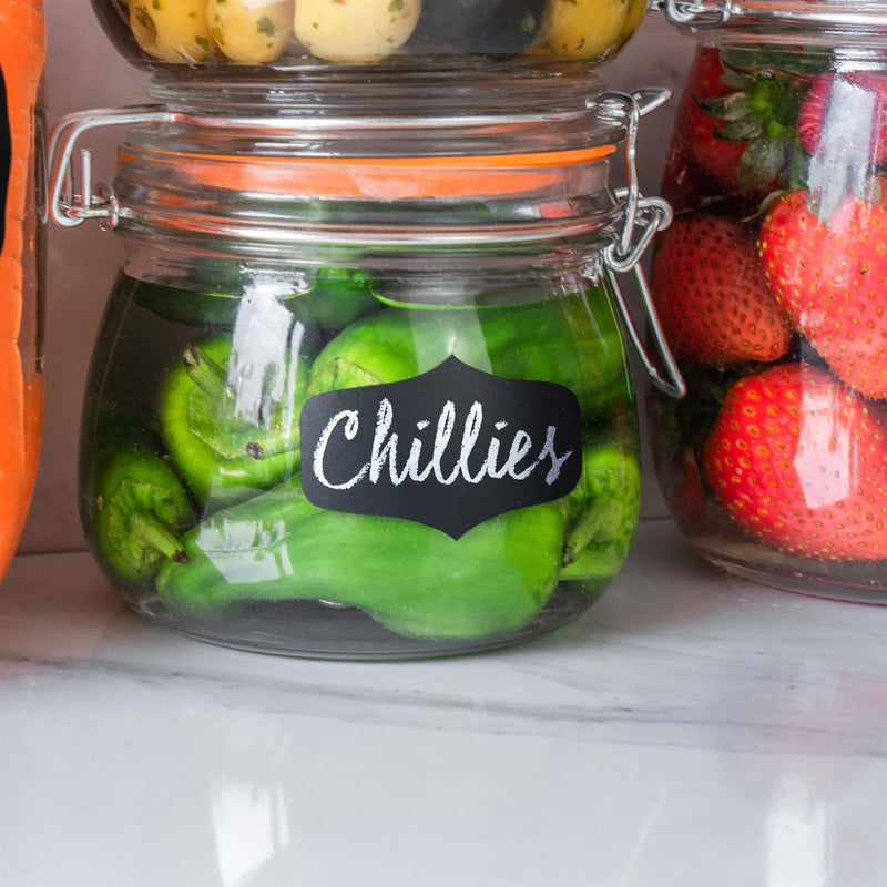 glass storage jars