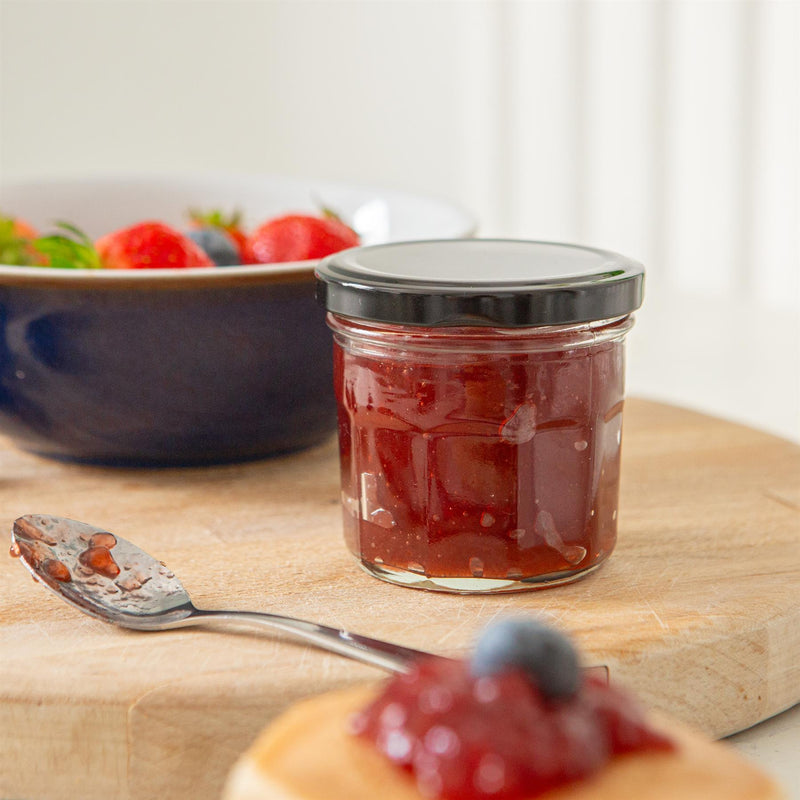 130ml Glass Jam Jar with Lid - By Argon Tableware