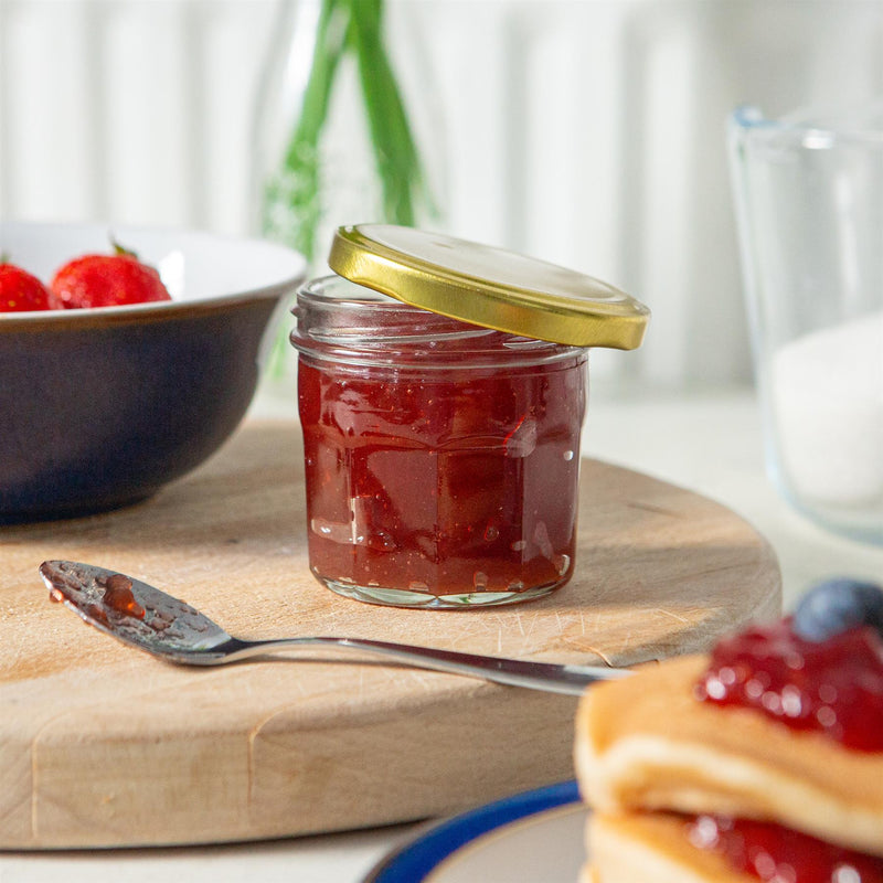 130ml Glass Jam Jar with Lid - By Argon Tableware