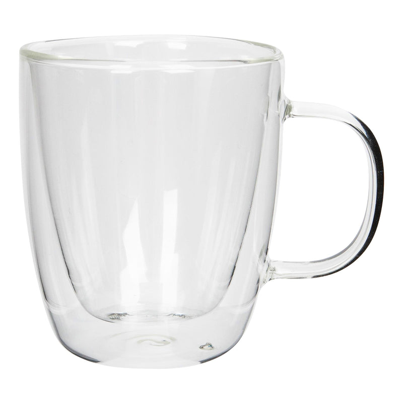 386ml Double-Walled Glass Coffee Cup - By Rink Drink